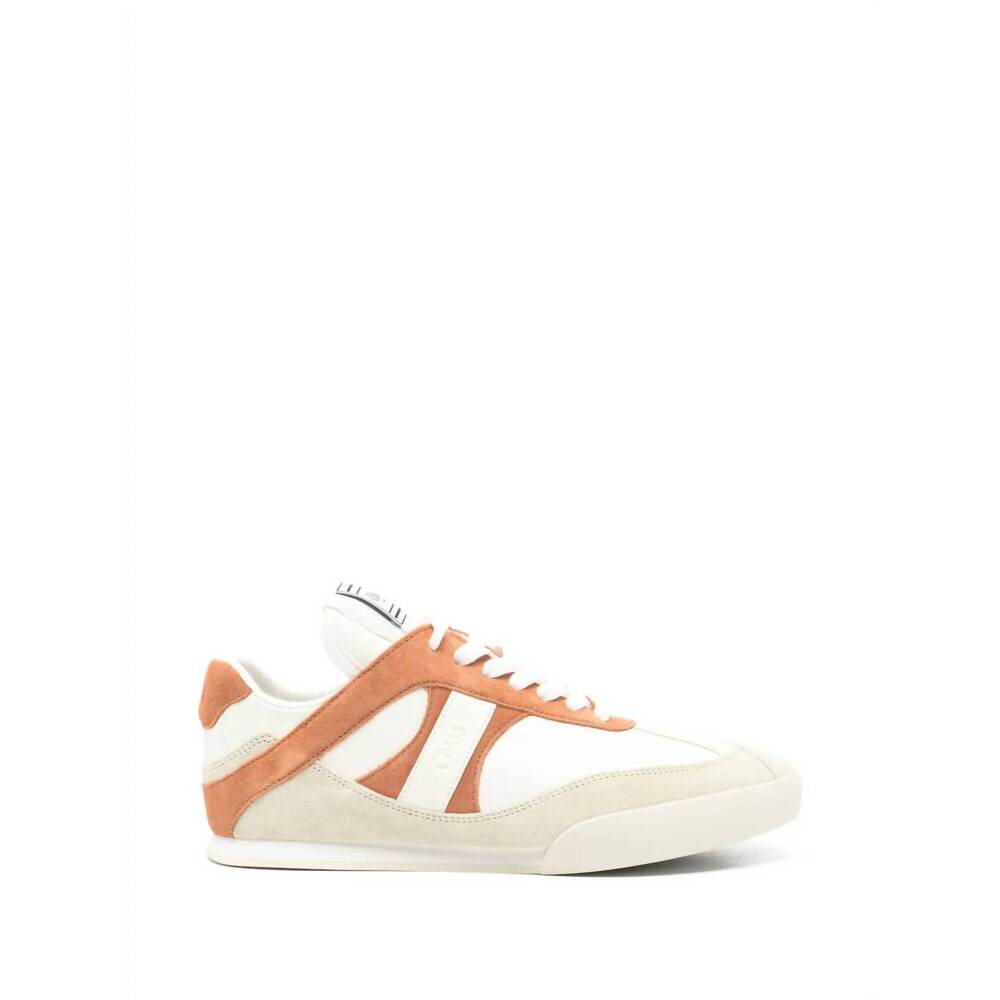 NEW CHLOE women's kick sneakers in desert brown